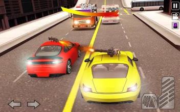 Sports Car Shooting Simulator: Drift Chase racing截图3