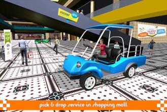 Shopping Mall Luxury Cart Taxi Driver Game截图4