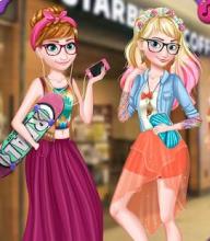 Modern Sisters Princess ❤ Dress up Game截图1