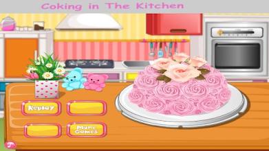 Cooking in kitchen - Bake Cake Cooking Games截图2