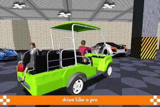 Shopping Mall Luxury Cart Taxi Driver Game截图3