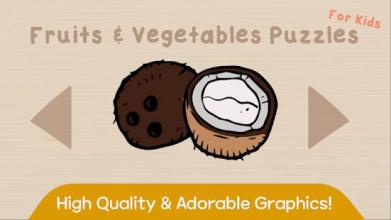 Puzzle for Kids - Fruits and Vegetables截图1