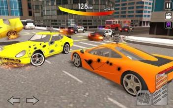 Sports Car Shooting Simulator: Drift Chase racing截图2