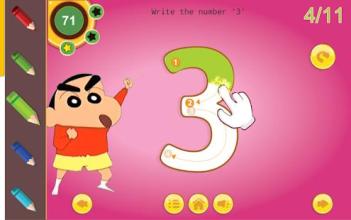 Shinchan Learn Alphabets and Numbers - (Kids Game)截图2