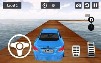 Extreme Car Racing On Impossible Tracks 3D Game截图2