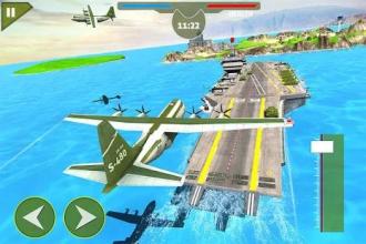 US Army Transporter – Plane Transport Ship Game截图3