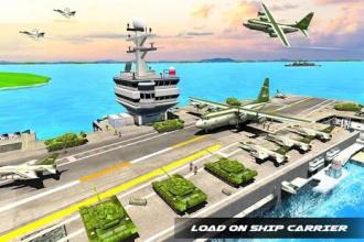 US Army Transporter – Plane Transport Ship Game截图5