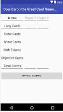 Coal Baron The Great Card Game: Scorepad截图2