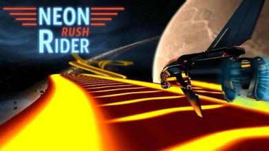 Neon Rush Rider 3D截图5