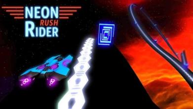 Neon Rush Rider 3D截图1