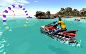 Jet Boat Water Attack Simulator 3D截图1