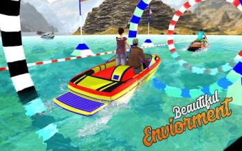 Jet Boat Water Attack Simulator 3D截图2