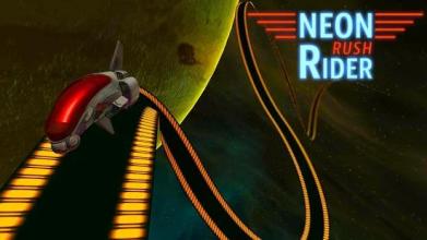 Neon Rush Rider 3D截图3