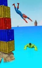 Superhero Flip Diving 3D Free截图5