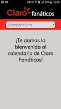 Claro Fanáticos Calendario截图1