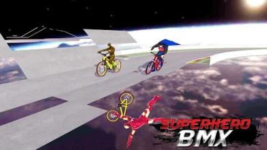 Spiderhero BMX Bicycle Stunt Superheroes Games截图4