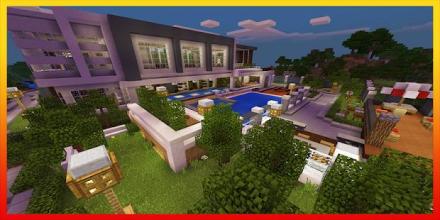 Map Modern Super Mansion for MCPE截图2