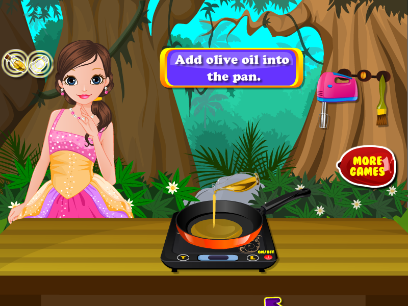 烹饪鲑鱼的女孩游戏截图5