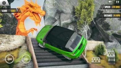 SUV Rover Sport Driving: Dragon Road Challenge截图2