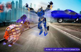 Furious Lion Car Transform Robot Strike Army截图4