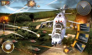 Air Mission Gunship Battle Call Of War 3D截图1