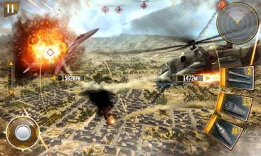 Air Mission Gunship Battle Call Of War 3D截图3