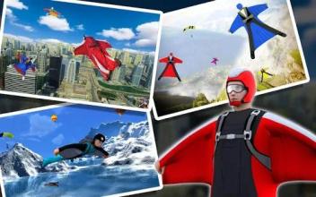 Sky Diving Simulator - Wing Suit Flying Air Stunts截图1