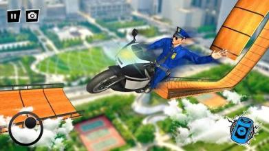 Mega Ramp Police Moto Bike Stunt Master截图2