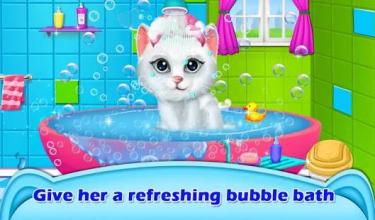 My Kitty Beauty Salon Furry Makeover Game截图1