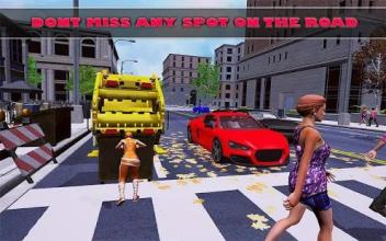 Real Dump Truck Sim 3D:Trash Truck City Pickup Run截图5