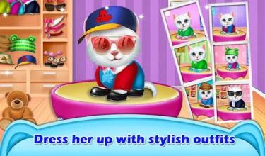 My Kitty Beauty Salon Furry Makeover Game截图4