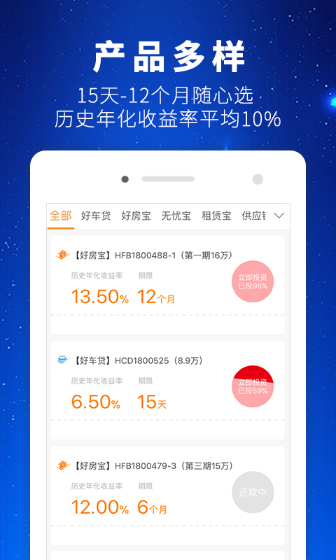 好车贷-金融投资工具截图3