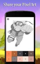 Naruto Color By Number : Pixel Art截图4