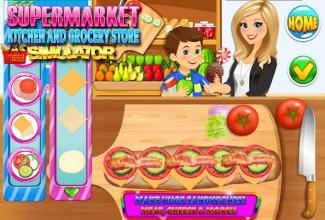 Supermarket Kitchen & Grocery Cooking Games截图1