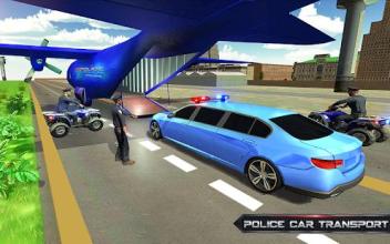 Real US Police Car Transport Cargo Truck Simulator截图3