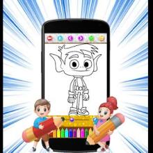 Teen Titans-GO: Coloring Book截图2