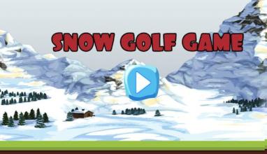 Snow Golf Game截图3