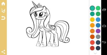 Coloring Book of Little Pony截图4