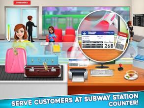 Subway Train Cash Register ATM Cashier Games截图2