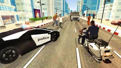 US Police Moto Bike Simulator: Real Gangster Chase截图1