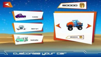 3D Cars Dirt Track Racing Real Desert Race截图4