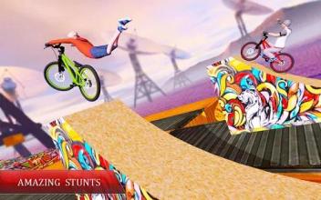 Parkour Heroes: BMX Stunt Bike Tournament截图2