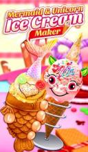 Unicorn Ice Cream Chef: Mermaid Cream Cone Game截图5