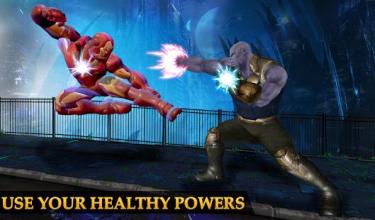 Real Future Superhero Street Fight- Thanos Battle截图3