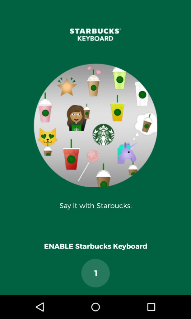 星巴克键盘:Starbucks Keyboard截图3