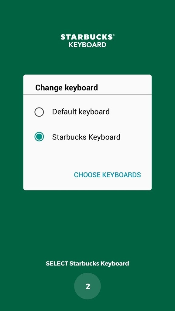 星巴克键盘:Starbucks Keyboard截图1