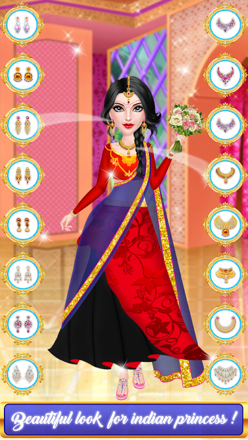 Indian Princess Stylist Dressup截图3