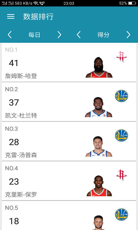 NBA中文网截图3