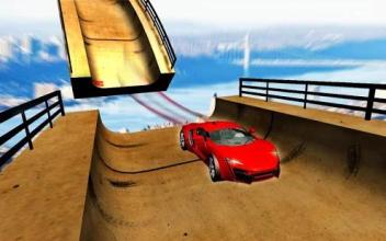 Ultimate Mega Ramp Racing Car Stunts chase截图2