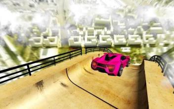 Ultimate Mega Ramp Racing Car Stunts chase截图1